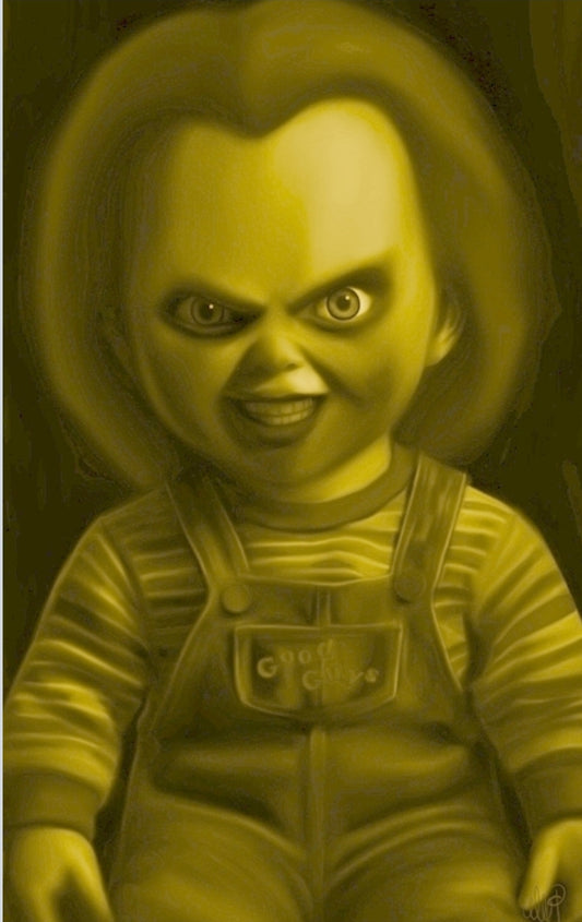 GOLD 1/1 SLASH POINT CHUCKY (CHILDS PLAY) EMBOSSED GOLD