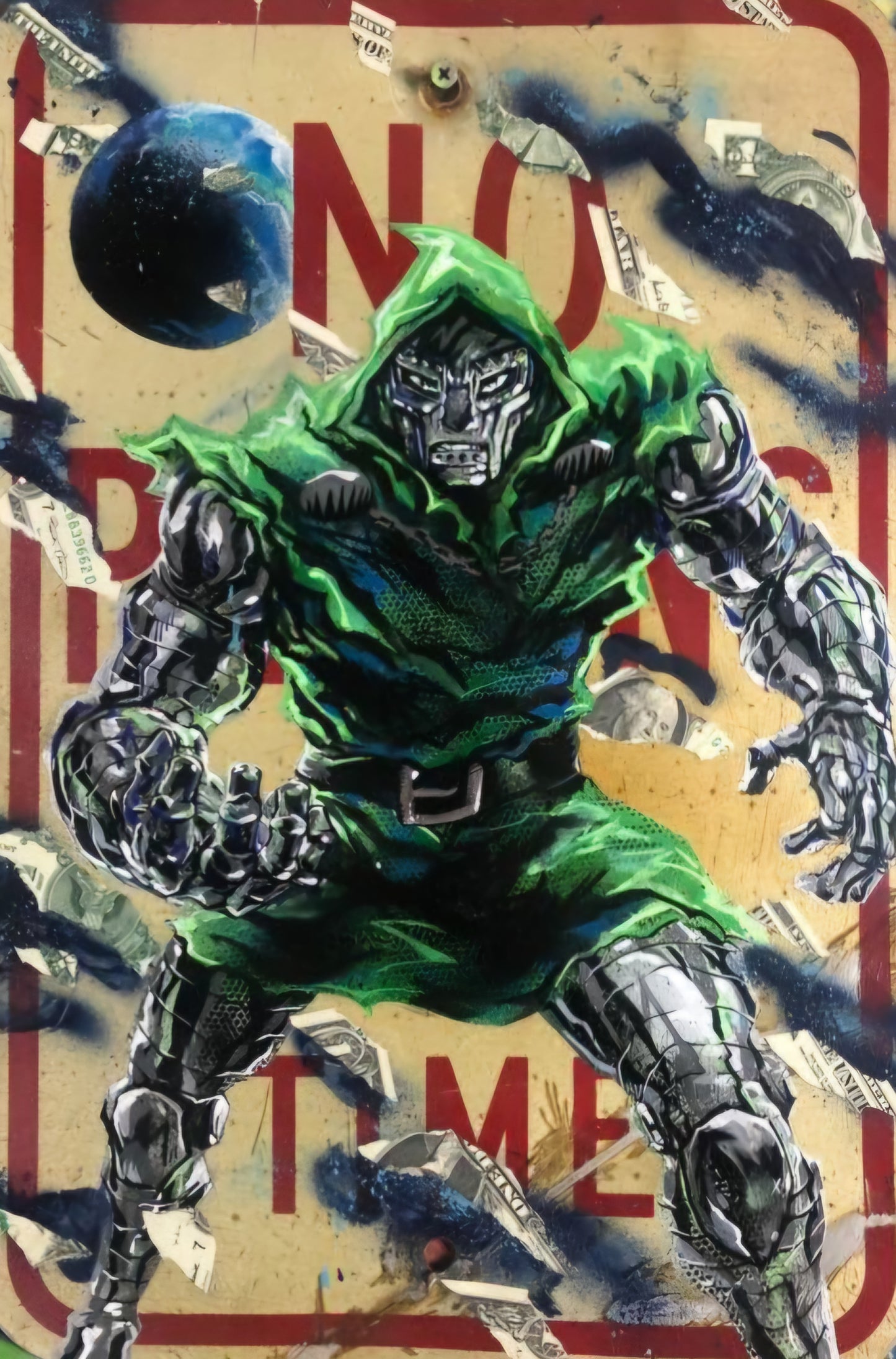 C2E2 DR.DOOM #1 RZP ARTIST EXCLUSIVE LIMTED TO 10 WITH COA NUMBERED