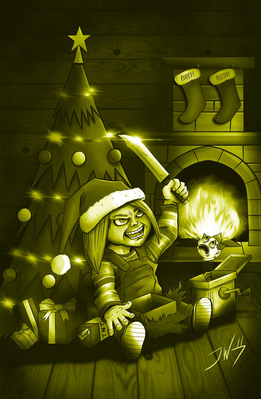 SLASH POINT: CHUCKS FIRST BLADE  (GOLD METAL) (JORDAN WADLEY) with Coa Limited to 2