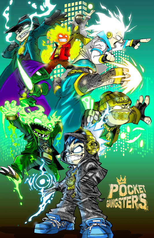 Pocket Gangsters #1 – Full Preview Edition SDCC PRE LAUNCH