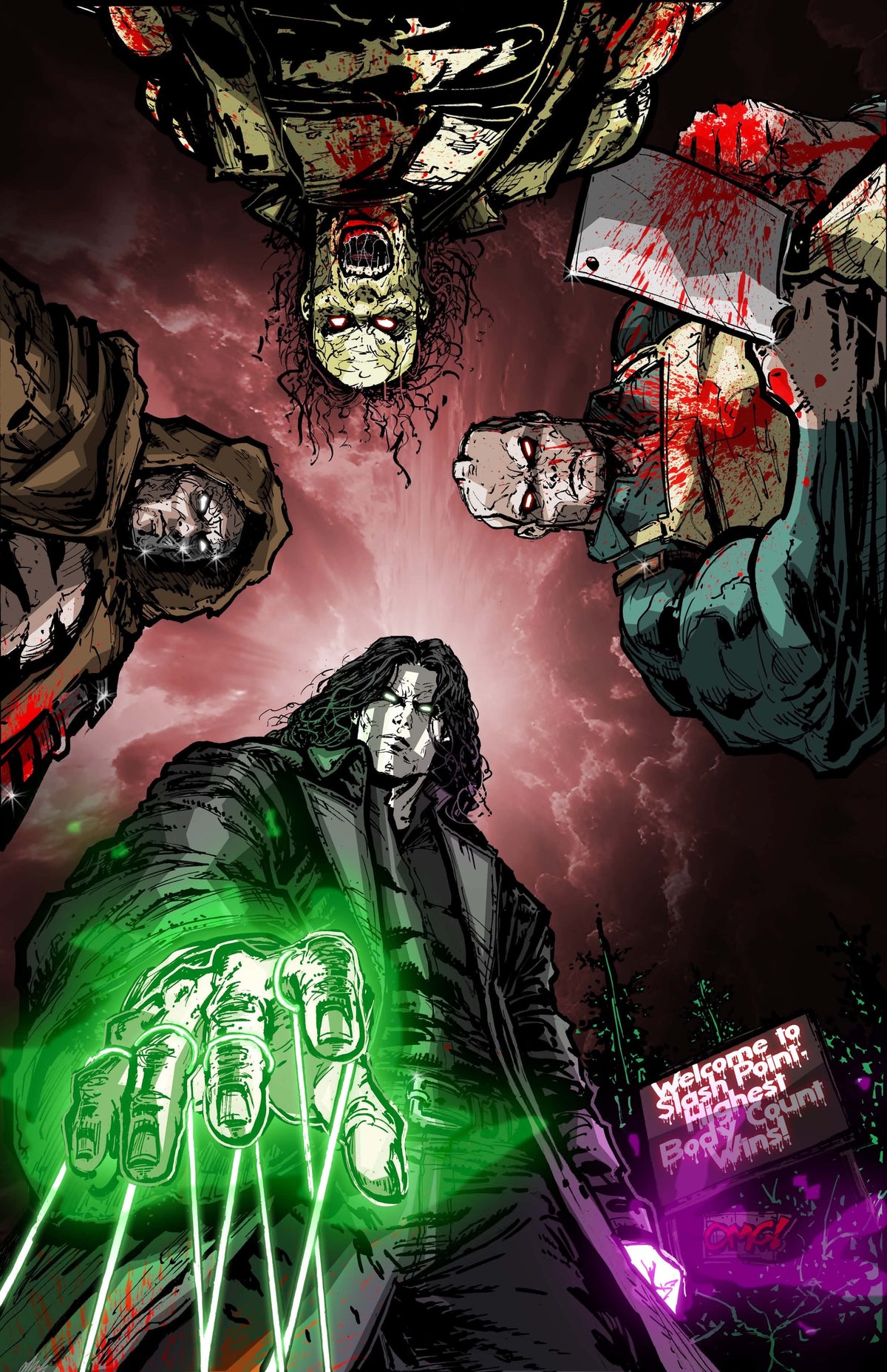 SLASHPOINT #1 THE KILL SIGNAL (COVER BY MARIO GULLY) CREATOR OF ANT