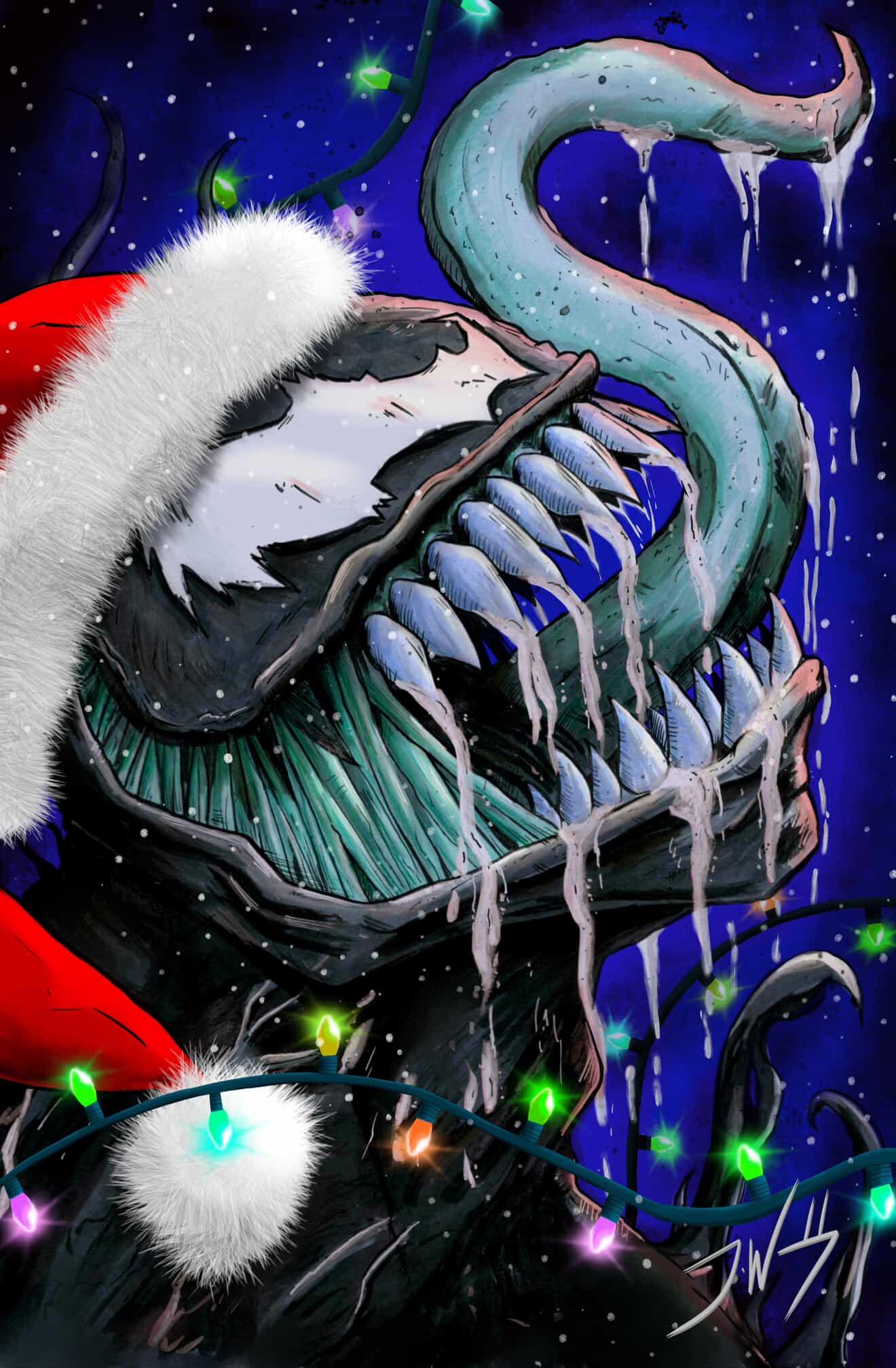 (BLUE) WE ARE SANTA – Exclusive Holiday Artbook by Jordan Wadley limted to 30 with coa