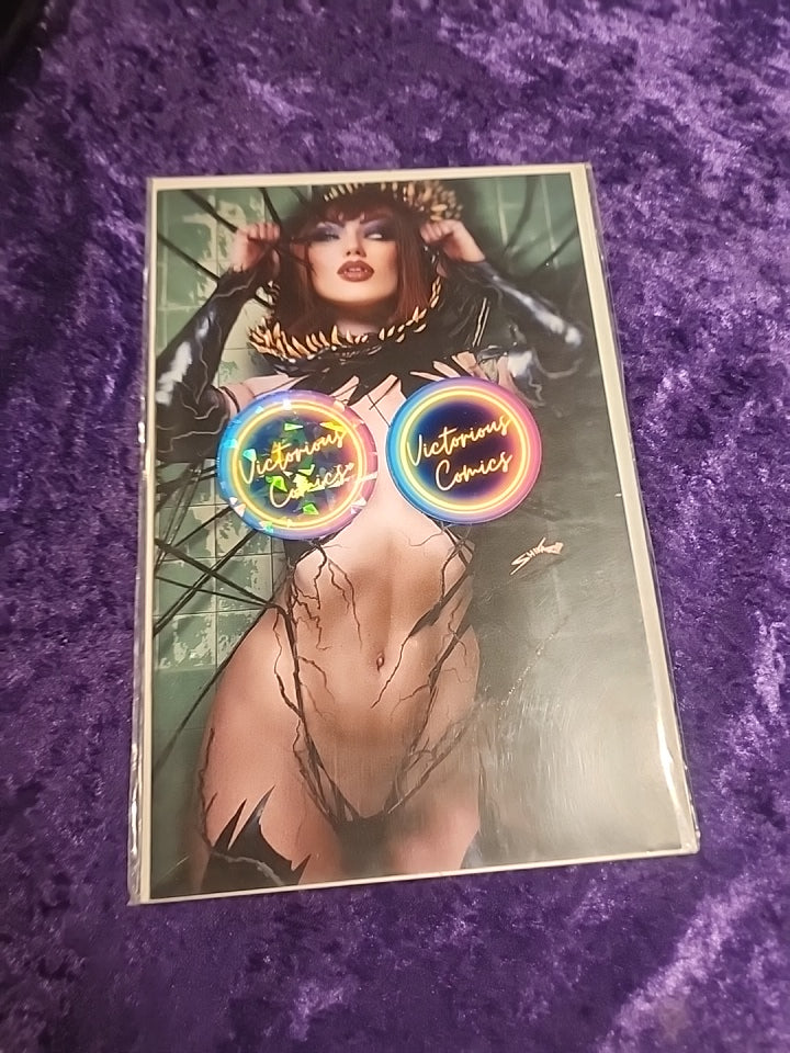 Power Hour #2 Shikarii MegaCon Venom Variant Cover (C) Black Ops Publishing