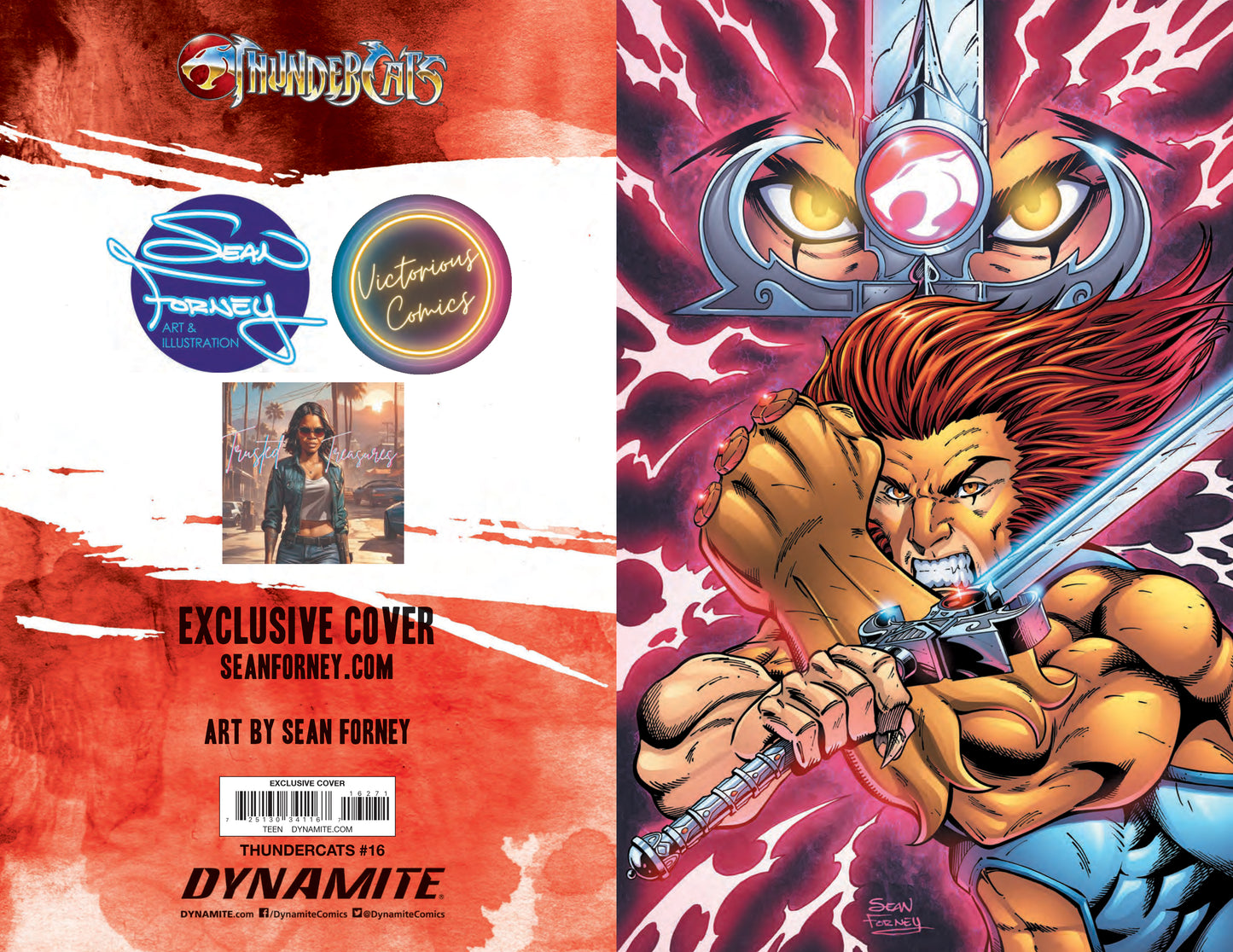 THUNDERCATS #16 (LION-O)  SDCC EXCLUSIVE LIMITED TO 500