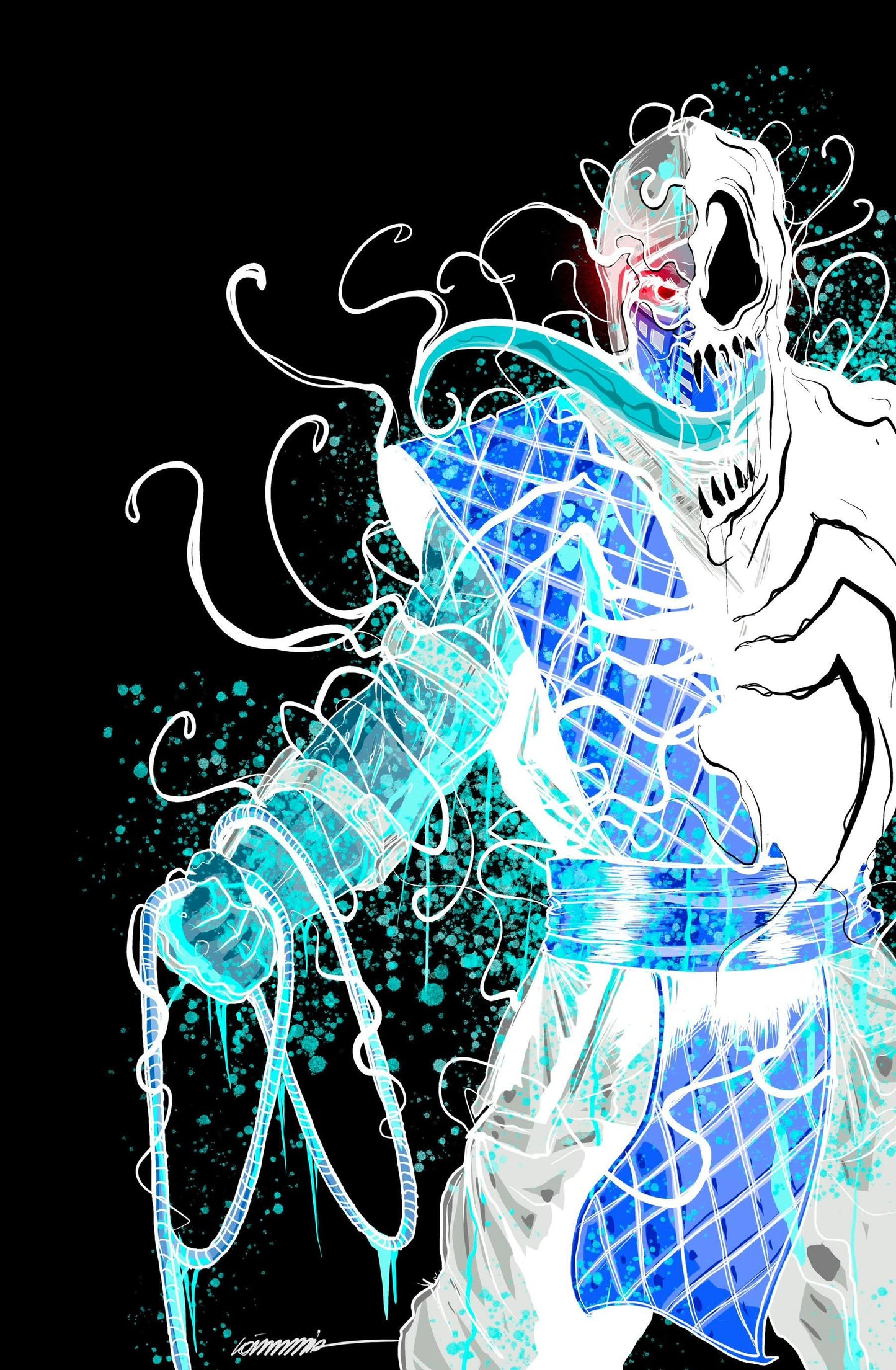 SECRET DROP-SCORPION (VENOMIZED) VICTORIOUS COMICS X DR.FLAW X GORKEM DEMIR (CARDSTOCK) LIMITED TO 30